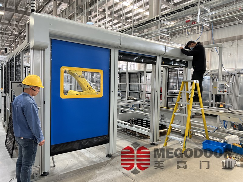 南京流水線上用的自動快速卷簾門插圖1 南京流水線上用的自動快速卷簾門插圖1